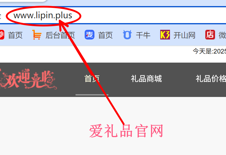 爱礼品www.lipin.plus下单教程